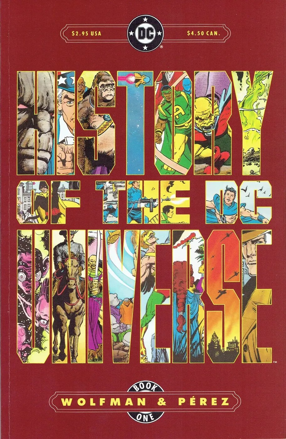 Cover of History of the DC Universe #1