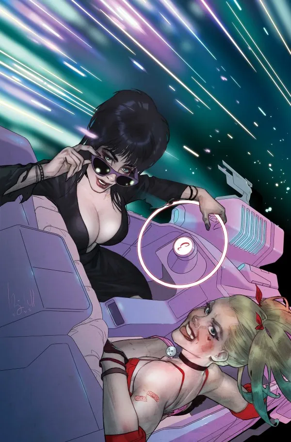Cover of Harley Quinn x Elvira #5