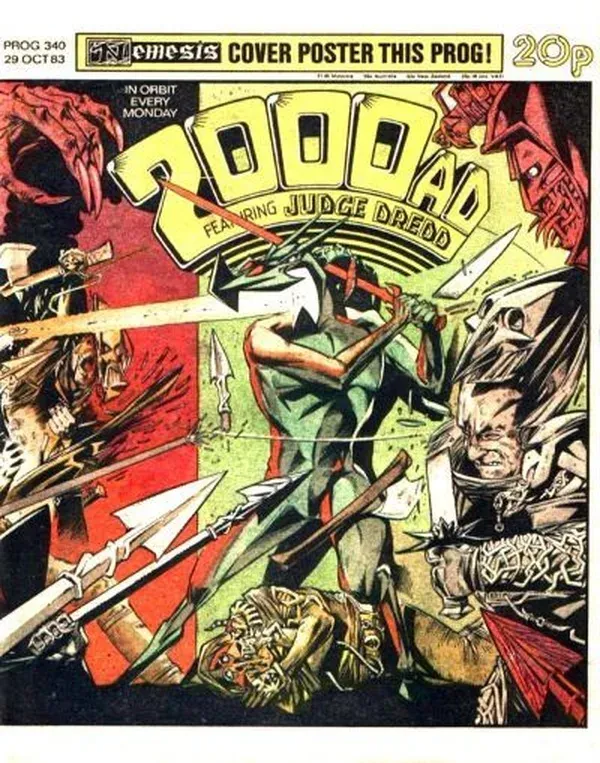 Cover of 2000 AD #340