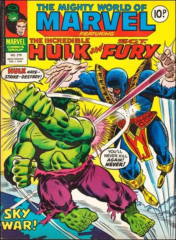 Cover of The Mighty World of Marvel #279