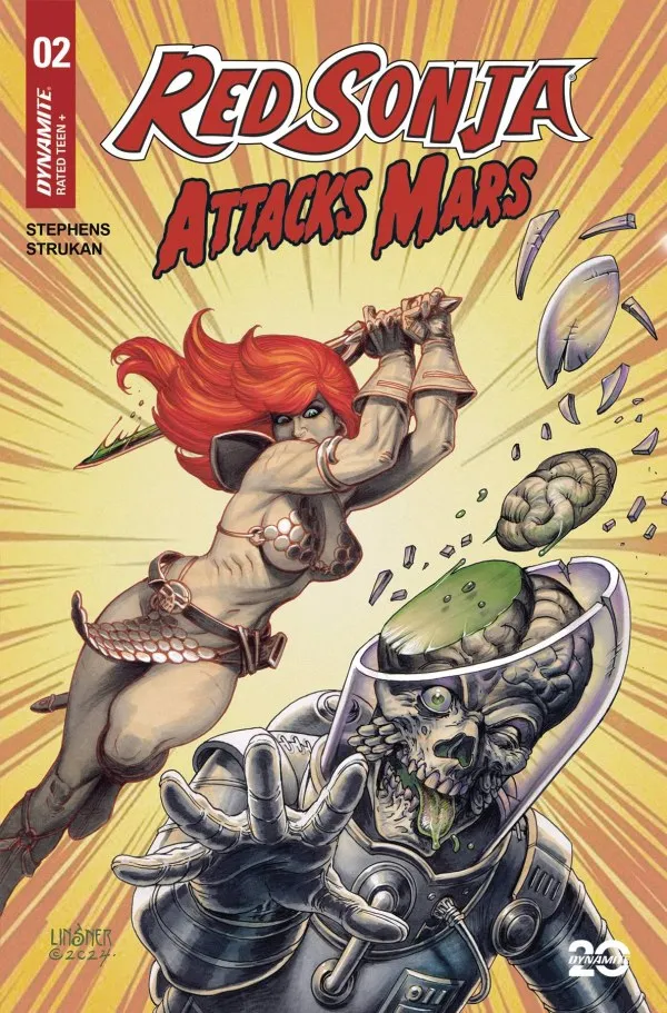 Cover of Red Sonja Attacks Mars #2