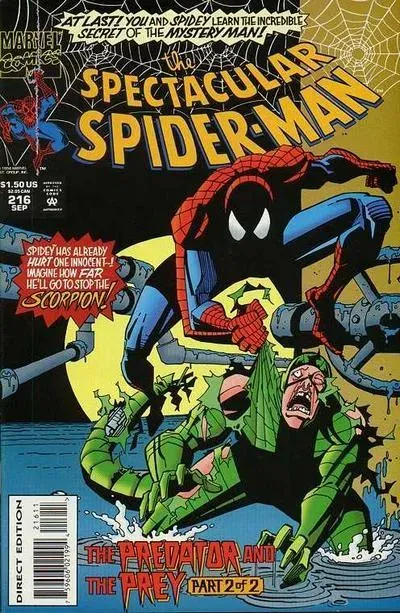 Cover of The Spectacular Spider-Man #216