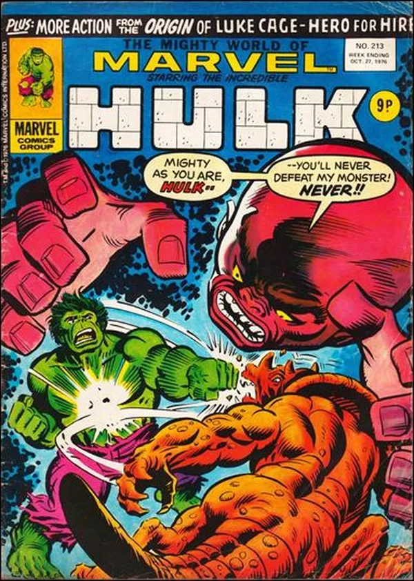 Cover of The Mighty World of Marvel #213
