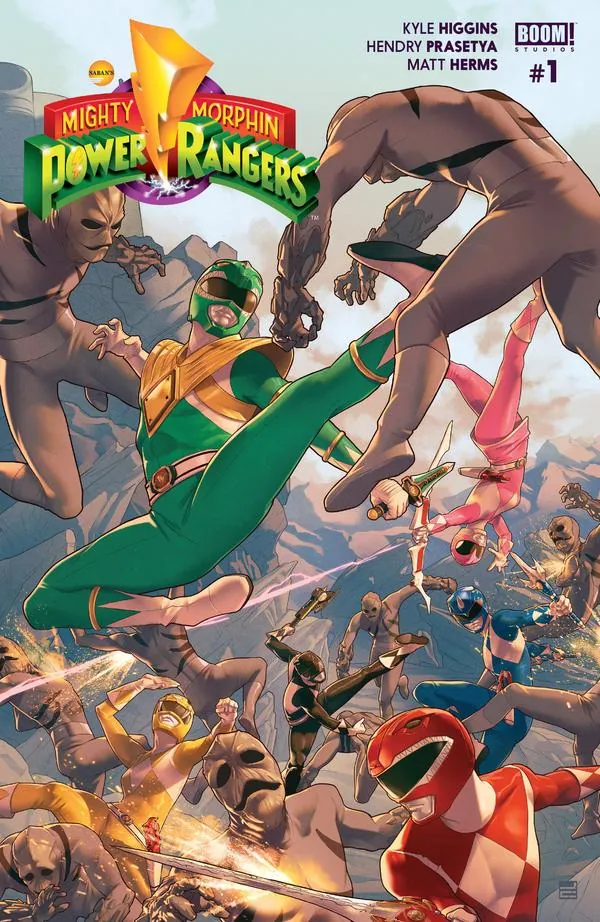 Cover of Mighty Morphin Power Rangers #1