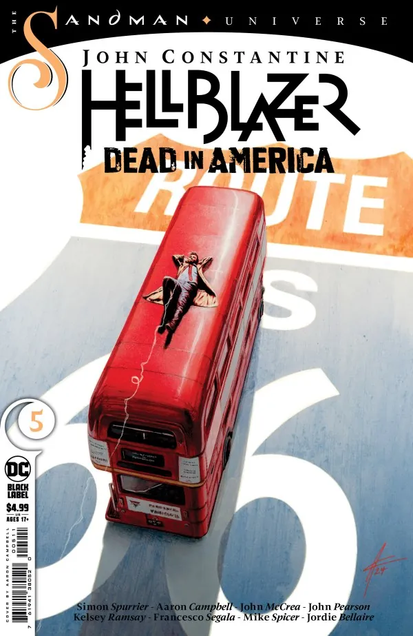 Cover of John Constantine, Hellblazer: Dead in America #5