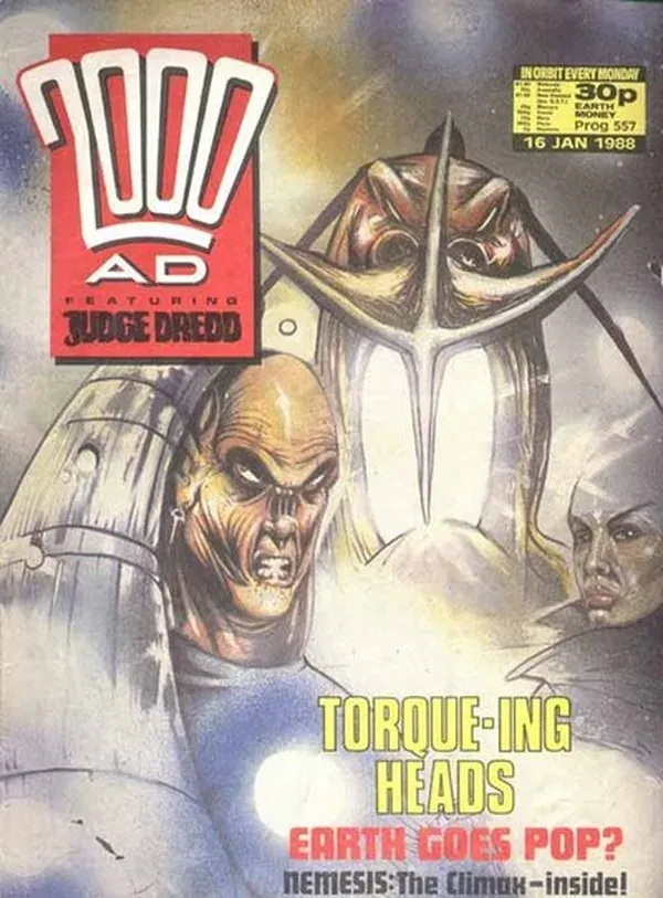 Cover of 2000 AD #557
