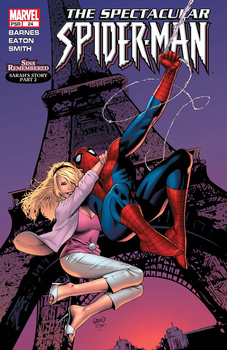 Cover of Spectacular Spider-Man #24