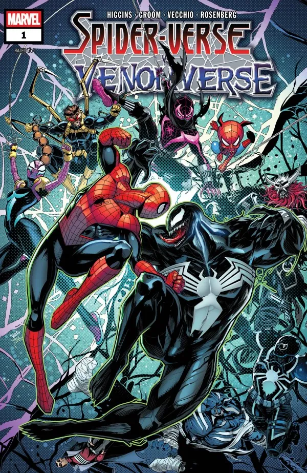 Cover of Spider-Verse vs. Venomverse #1