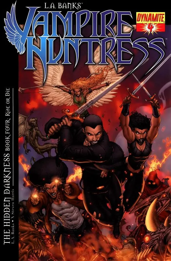 Cover of L.A. Banks' Vampire Huntress: The Hidden Darkness #4