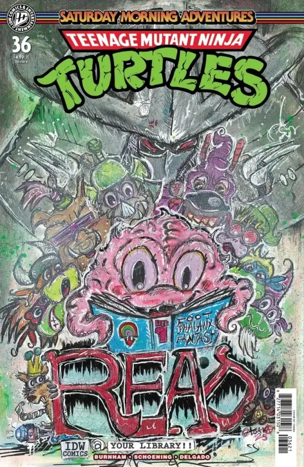 Cover of Teenage Mutant Ninja Turtles: Saturday Morning Adventures #36