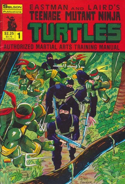 Cover of Teenage Mutant Ninja Turtles Authorized Martial Arts Training Manual #1