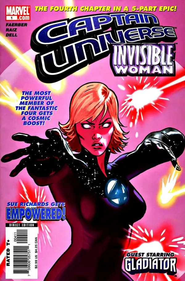 Cover of Captain Universe / Invisible Woman #1