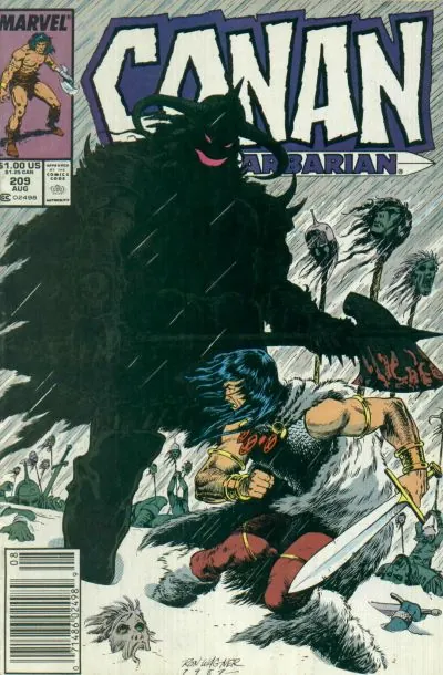 Cover of Conan the Barbarian #209