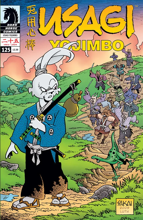 Cover of Usagi Yojimbo #125