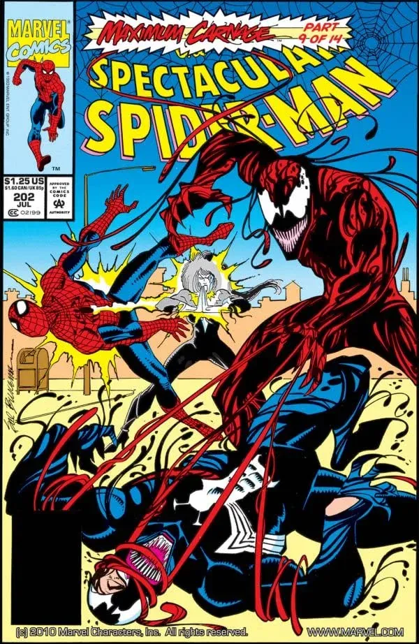 Cover of The Spectacular Spider-Man #202