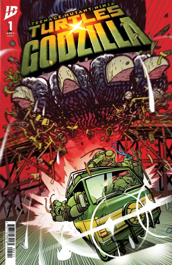 Cover of Teenage Mutant Ninja Turtles [TMNT] x Godzilla #1