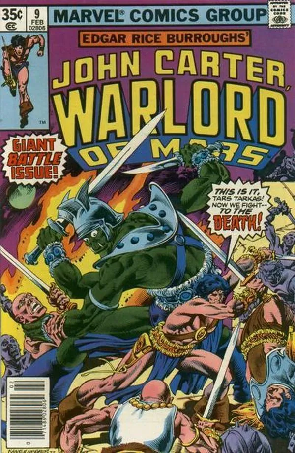 Cover of John Carter, Warlord of Mars #9
