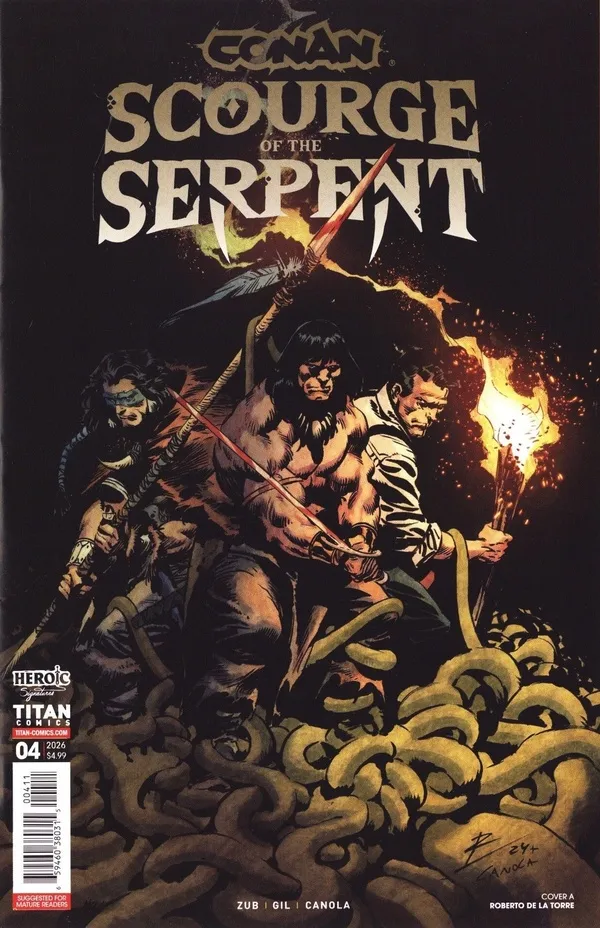 Cover of Conan the Barbarian: Scourge of the Serpent #4