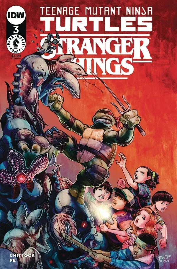 Cover of Teenage Mutant Ninja Turtles X Stranger Things #3