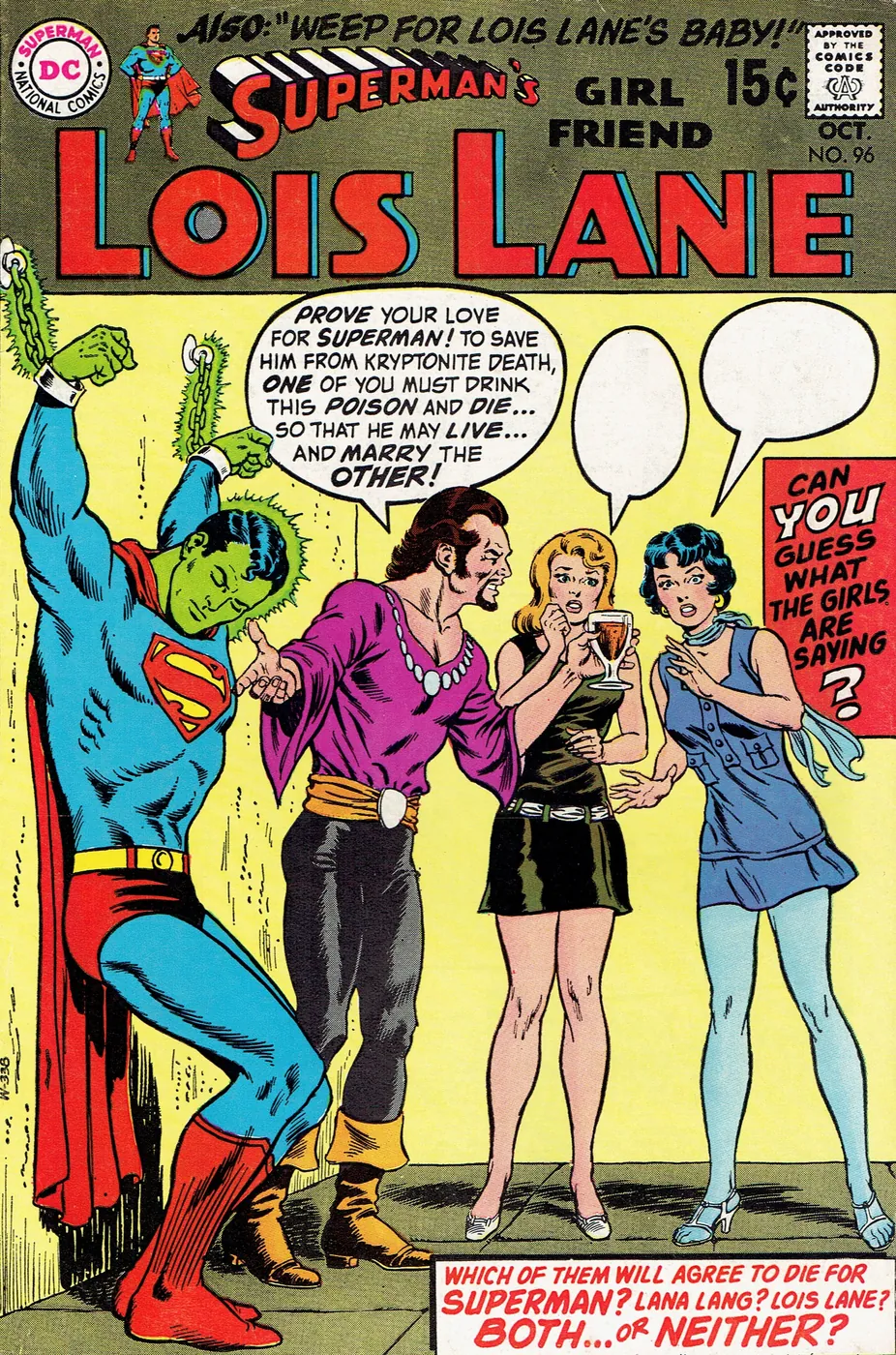 Cover of Superman's Girl Friend, Lois Lane #96