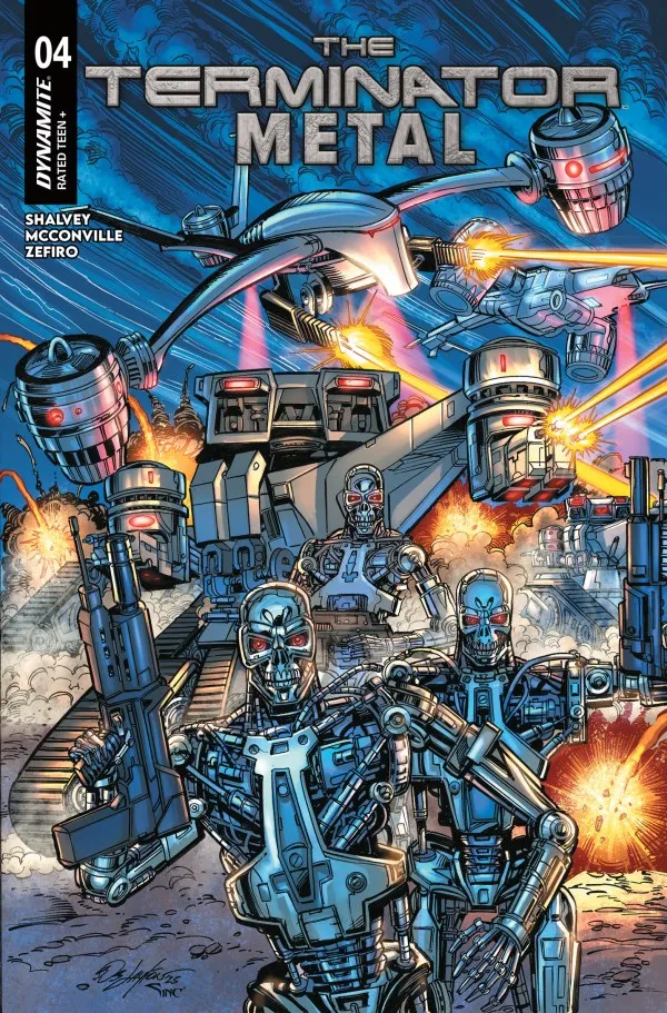 Cover of The Terminator: Metal #4