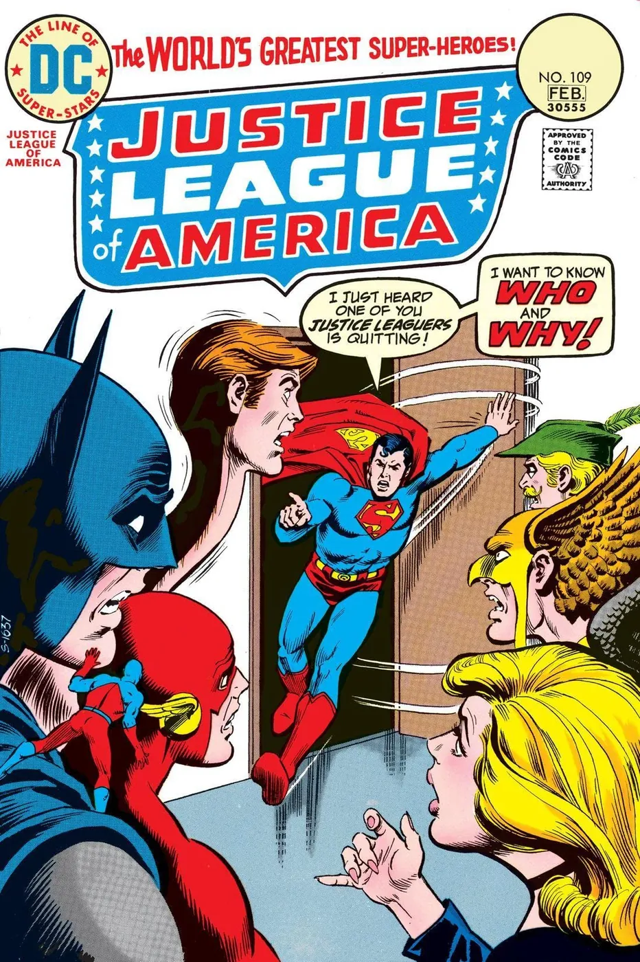 Cover of Justice League of America #109