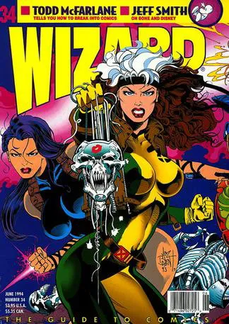 Cover of Wizard: The Comics Magazine #34