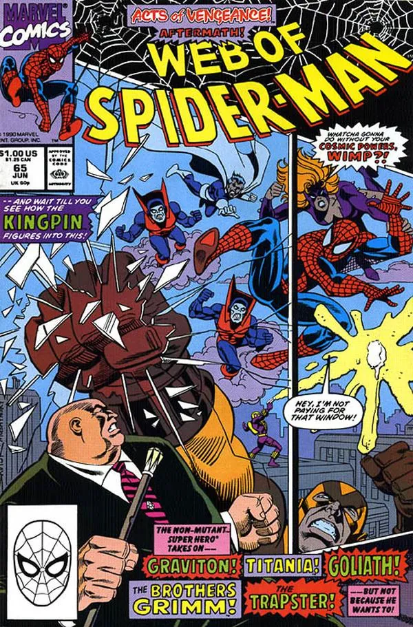 Cover of Web of Spider-Man #65