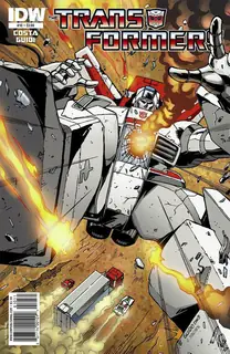 Cover of The Transformers #10