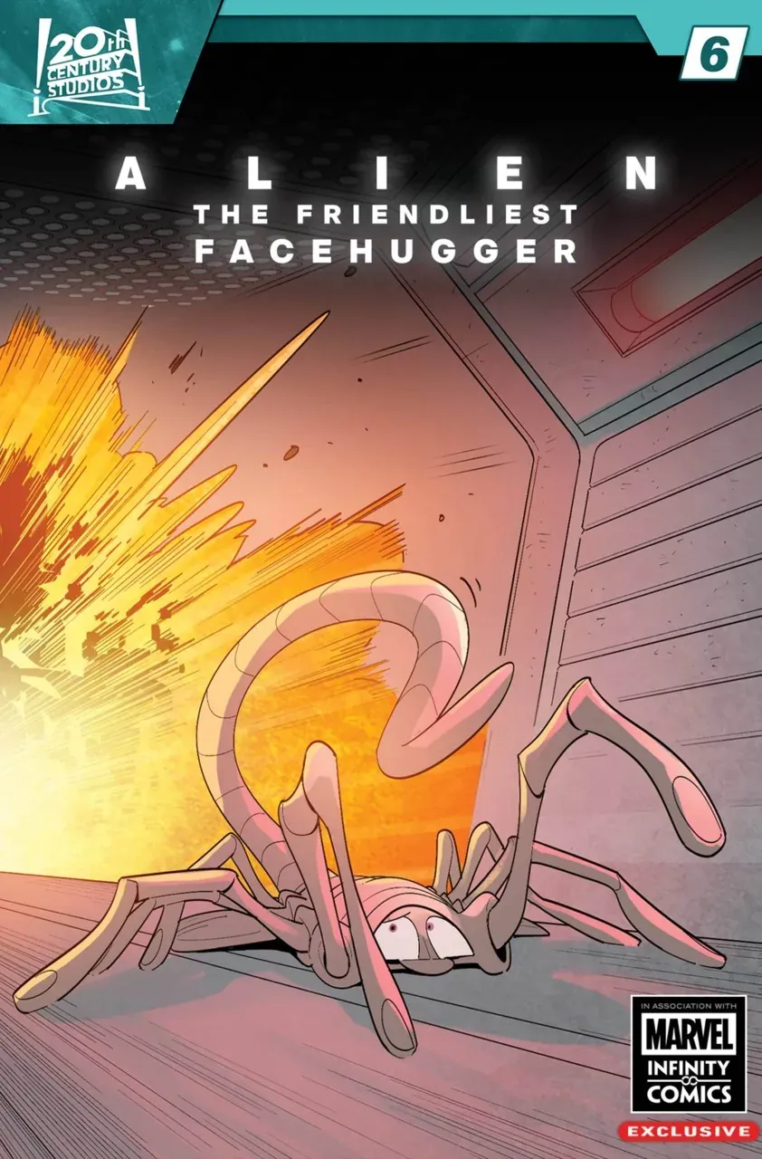 Cover of Alien: The Friendliest Facehugger Infinity Comic #6
