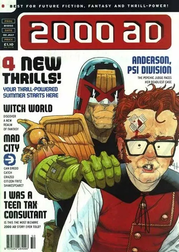 Cover of 2000 AD #1050