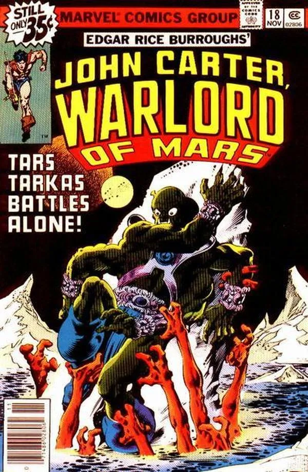 Cover of John Carter, Warlord of Mars #18