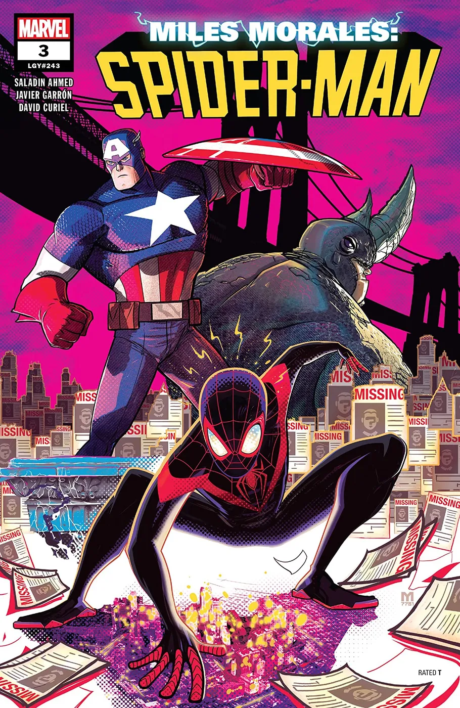 Cover of Miles Morales: Spider-Man #3 (243)