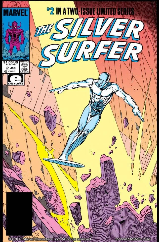 Cover of The Silver Surfer #2