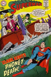 Cover of Superman #210
