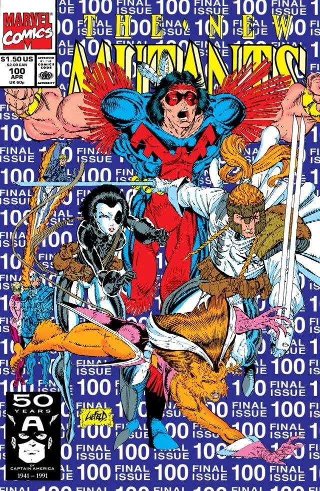 Cover of The New Mutants #100