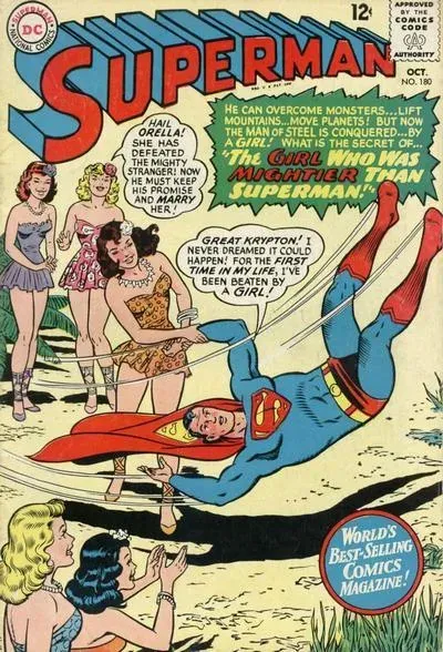 Cover of Superman #180