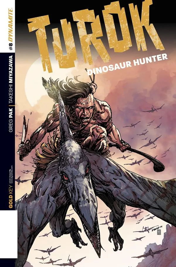 Cover of Turok: Dinosaur Hunter #8