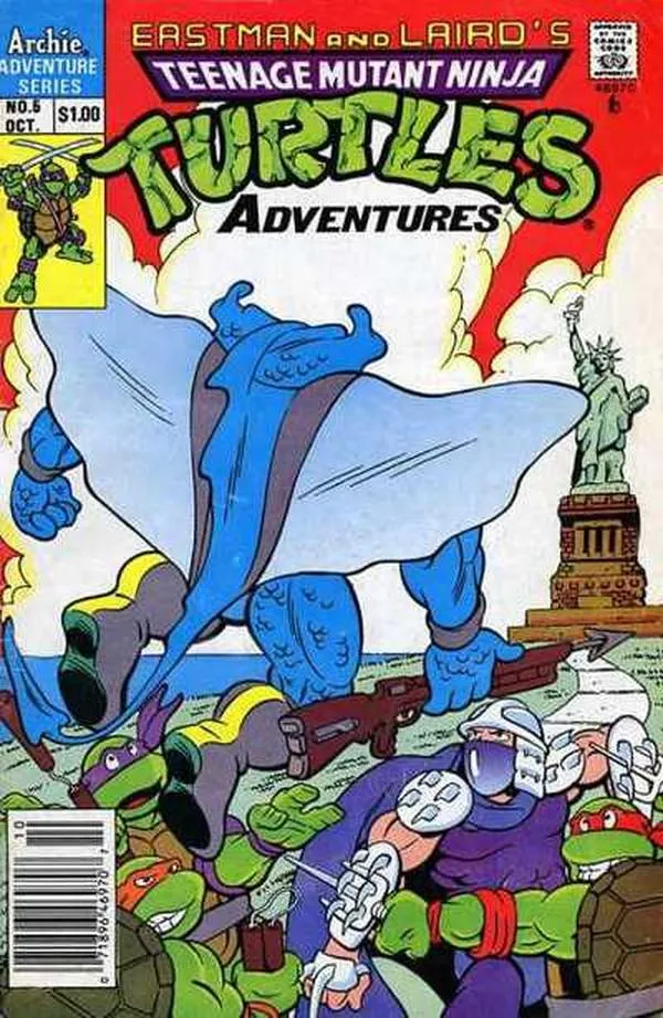 Cover of Teenage Mutant Ninja Turtles Adventures #5