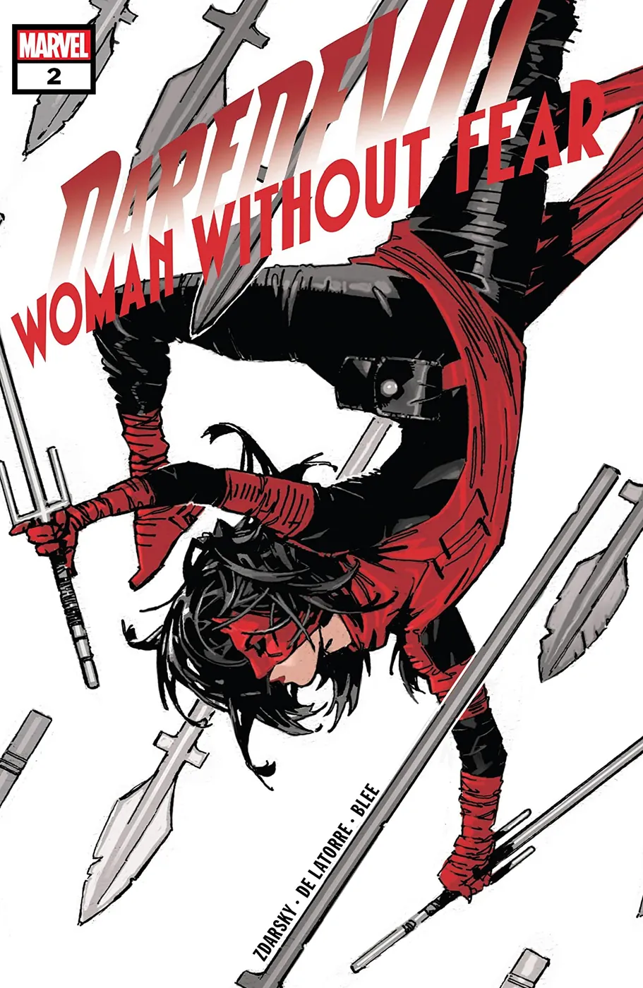 Cover of Daredevil: Woman Without Fear #2