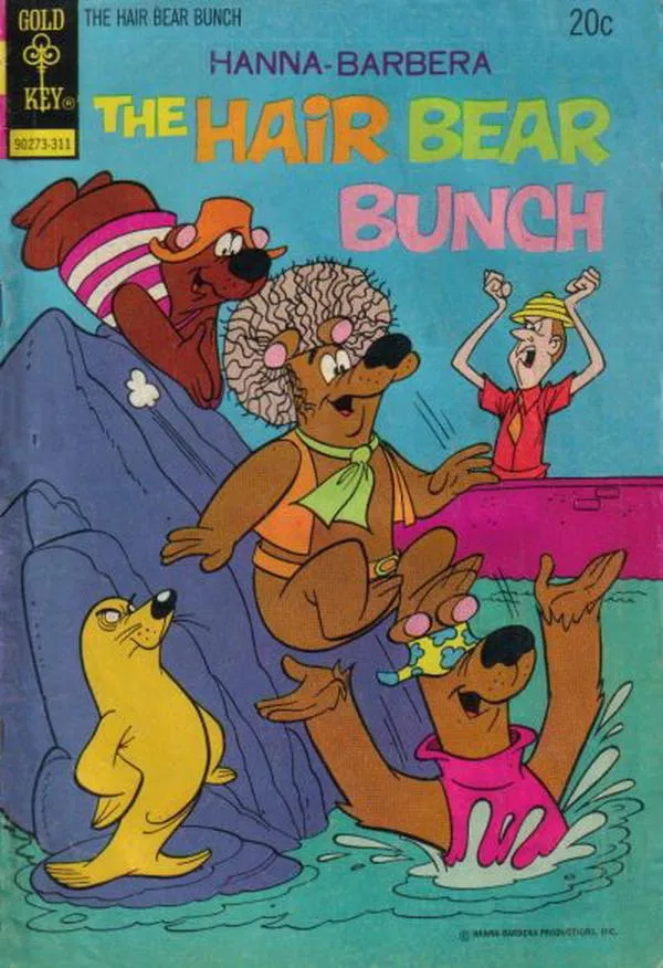 Cover of Hanna-Barbera the Hair Bear Bunch #8