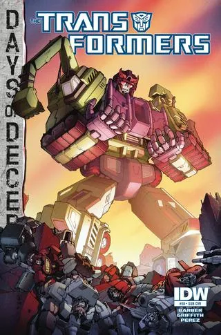 Cover of The Transformers #38