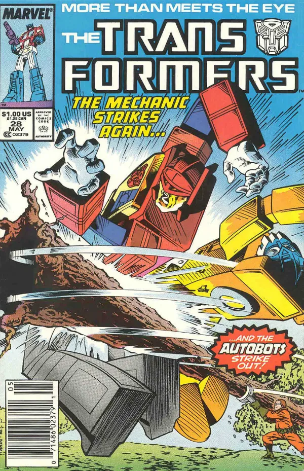 Cover of The Transformers #28