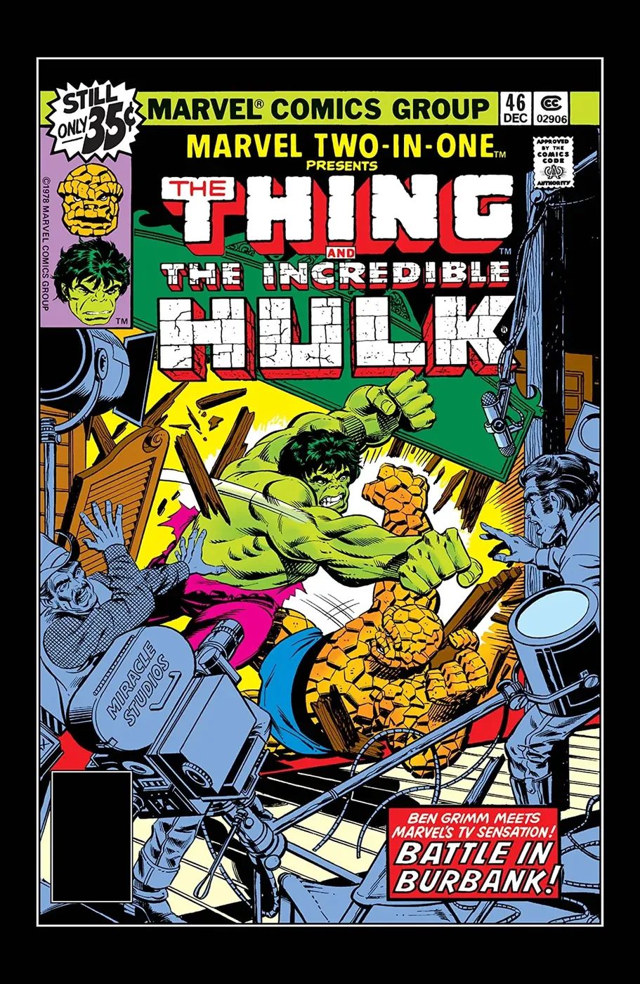 Cover of Marvel Two-in-One #46
