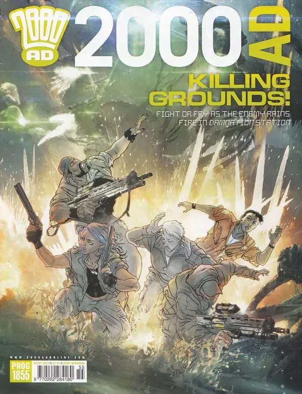 Cover of 2000 AD #1855