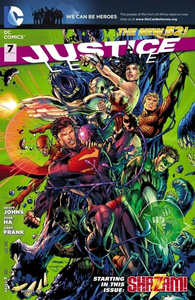 Cover of Justice League #7