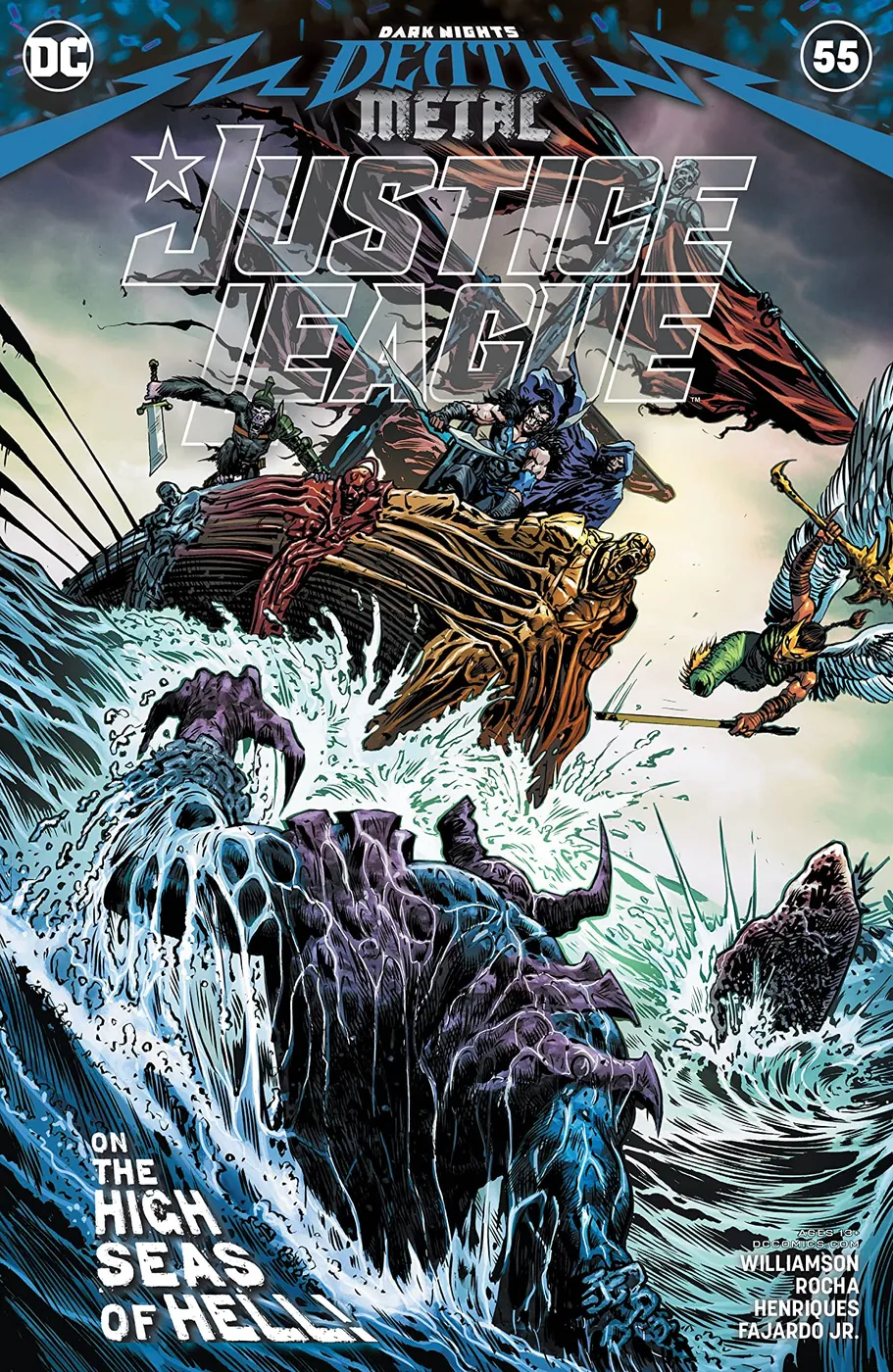 Cover of Justice League #55