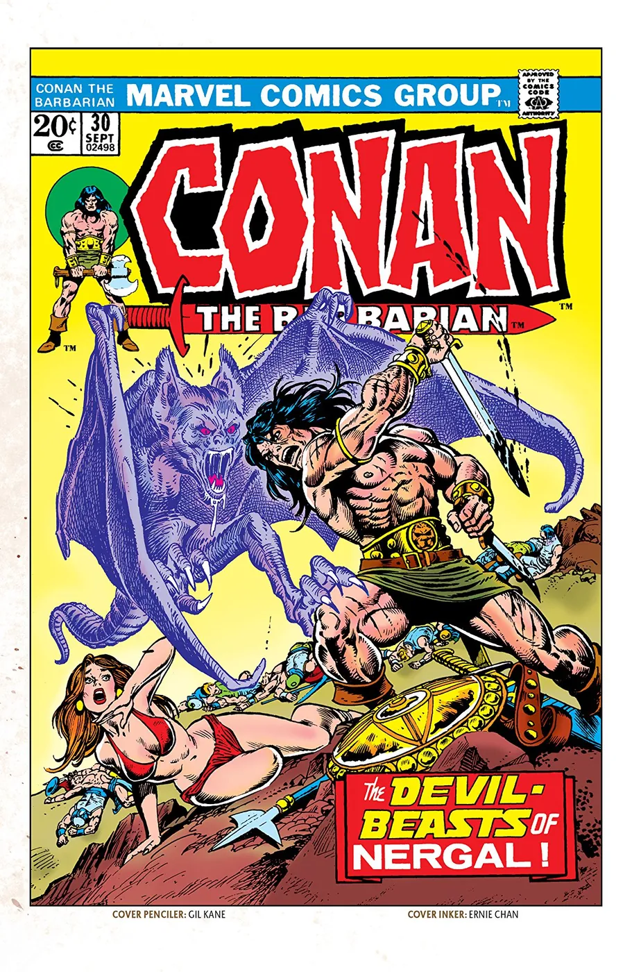 Cover of Conan the Barbarian #30