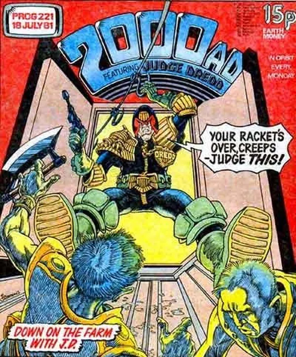 Cover of 2000 AD #221