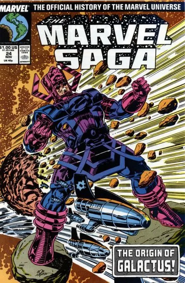 Cover of The Marvel Saga the Official History of the Marvel Universe #24